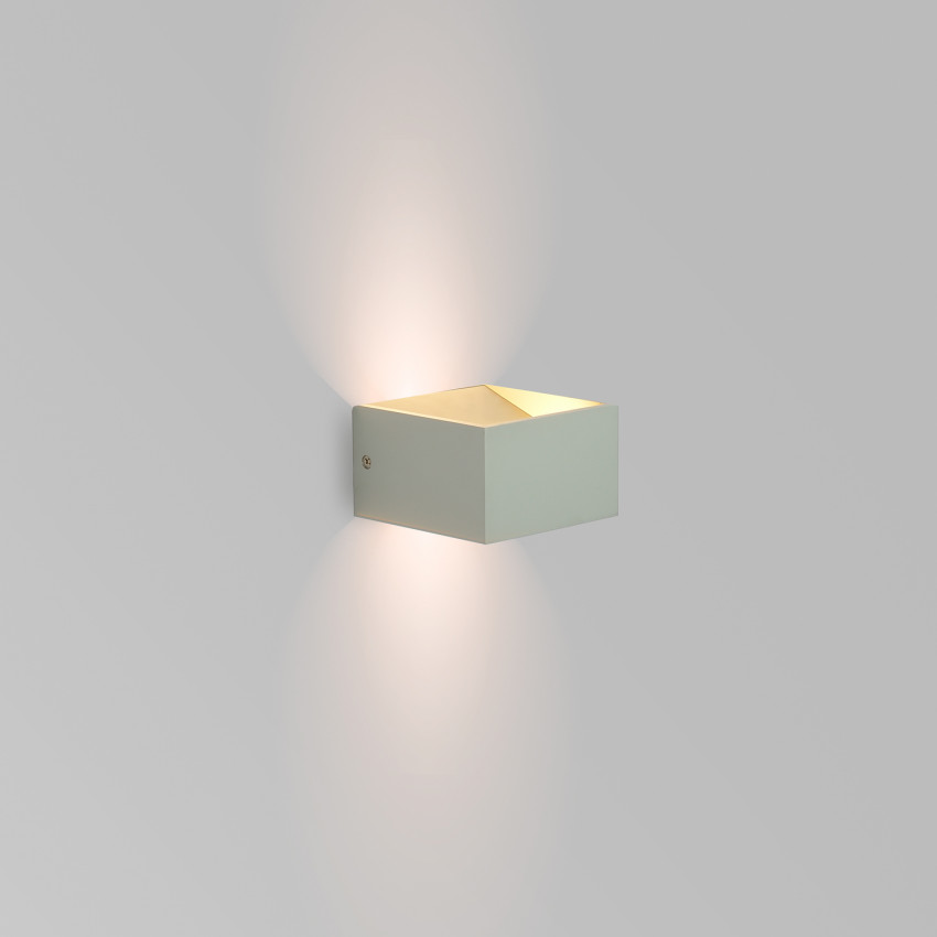 Product van Wandlamp Lico Grijs LED 6W Dubbelzijdige Verlichting
