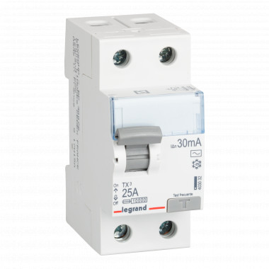 Interruttore Differenziale Industriale 2P-30mA 25-40 A Classe AC TX³ 403032 LEGRAND