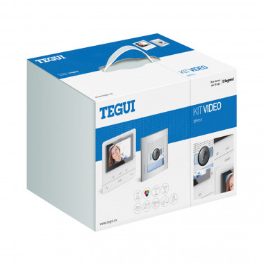 Product van Kit Video Intercom 1 Woning 2 draden met Bel paneel SFERA NEW en monitor  CLASSE 100 Basis TEGUI 378112
