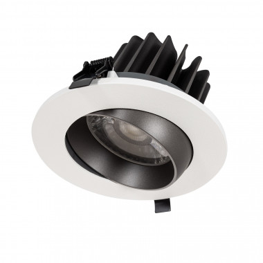 Produkt von LED Downlight Strahler 18W COB Schwenkbar 360º Grau Rund Design Schnitt Ø 120 mm