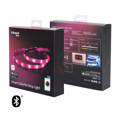 Kit Ruban LED RGB 5V DC 30LED/m avec USB pour Téléviseur 2m IP65 - Ledkia