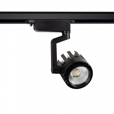 30W Dora LED Spotlight for Single Phase Track in Black