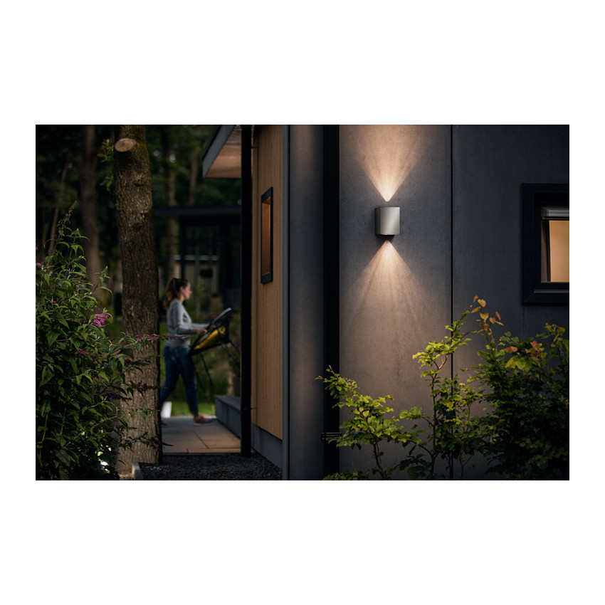 Product of 2x4.5W PHILIPS Cistus Dimmable Double Outdoor LED Wall Lamp