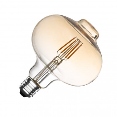 LED-Lampe E27 Dimmbar Filament Bernstein G125 6W