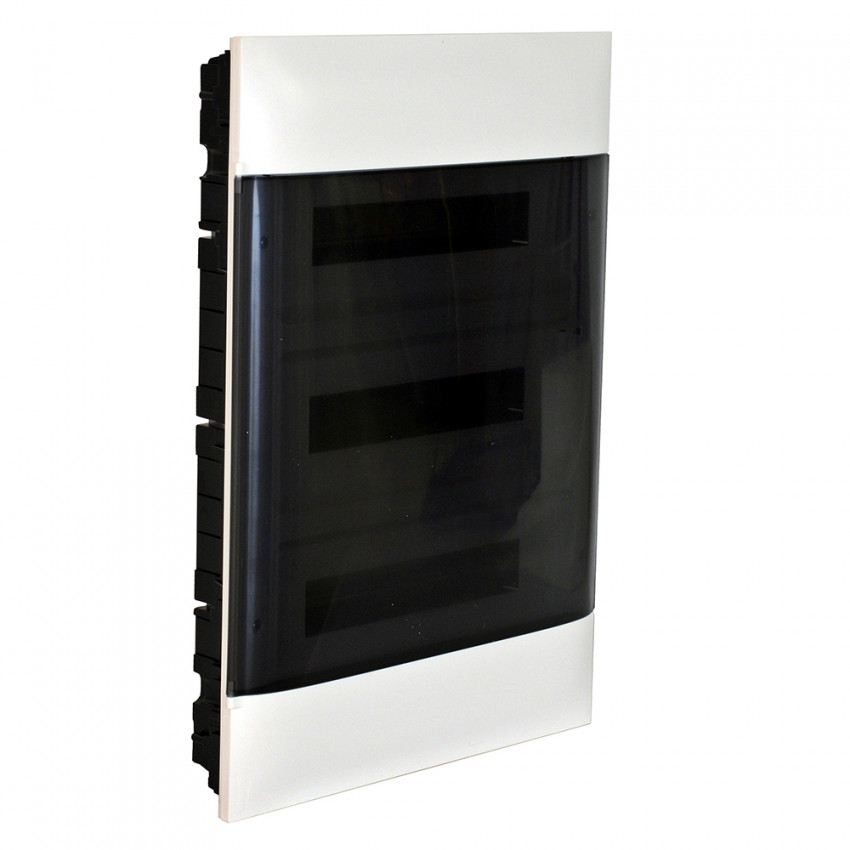 Produkt von Unterputzdose Practibox S für Konventionelle Trennwände Transparente Tür 3x18 Module LEGRAND 137058
