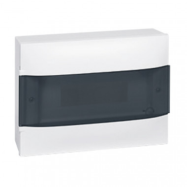 LEGRAND 135131 Practibox S Surface Box 1x12 Modules Transparent Door