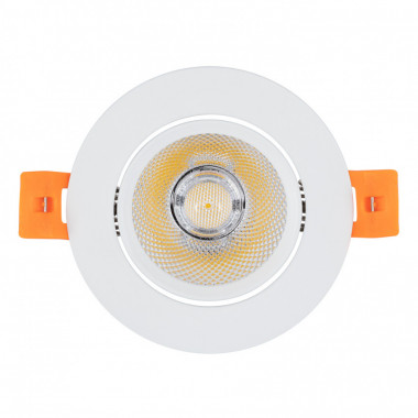 Product of White Round 7W Adjustable Adressable (UGR19) Dimmable COB LED Downlight  Cut-Out Ø 70 mm