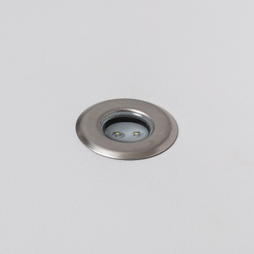 Segnapasso da pavimento luce solare led 1w 6000k ip65 - 7390