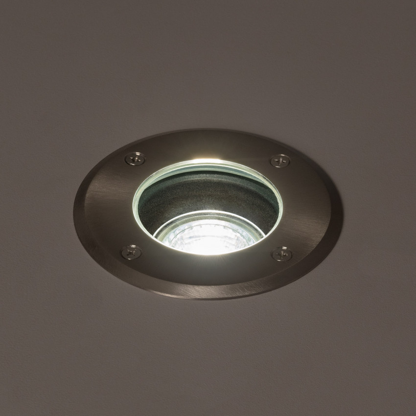 Produkt od Venkovní Vestavný LED Reflektor Kruhový Pozemní z Nerezové Oceli 1xGU10
