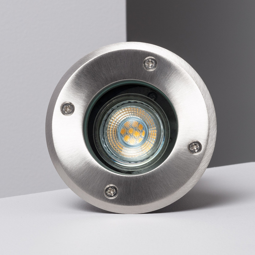 Produkt od Venkovní Vestavný LED Reflektor Kruhový Pozemní z Nerezové Oceli 1xGU10