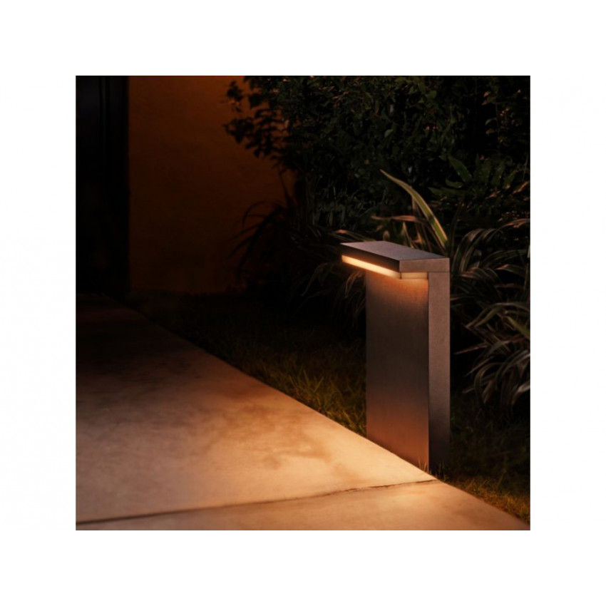 Product of PHILIPS Hue 13.5W Nyro RGBW LED Outdoor Bollard 40cm