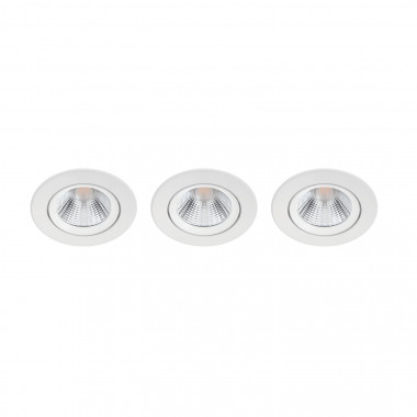 Produkt von 3er Pack LED-Downlight 5.5W PHILIPS Sparkle Dimmbar Schnitt Ø 70 mm