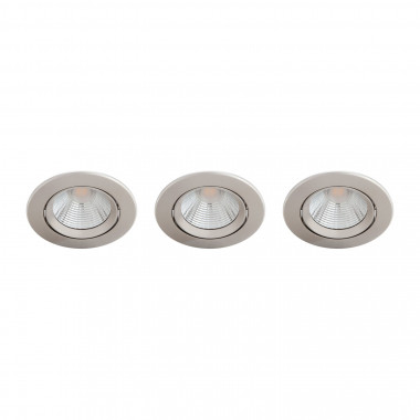 Pack of 3 5.5W PHILIPS Sparkle Dimmable LED Downlight Ø70mm Cut-out