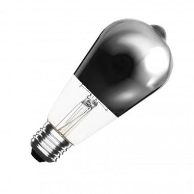 LED-Lampe E27 Dimmbar Filament Chrom Reflect Big Lemon ST64 7.5W