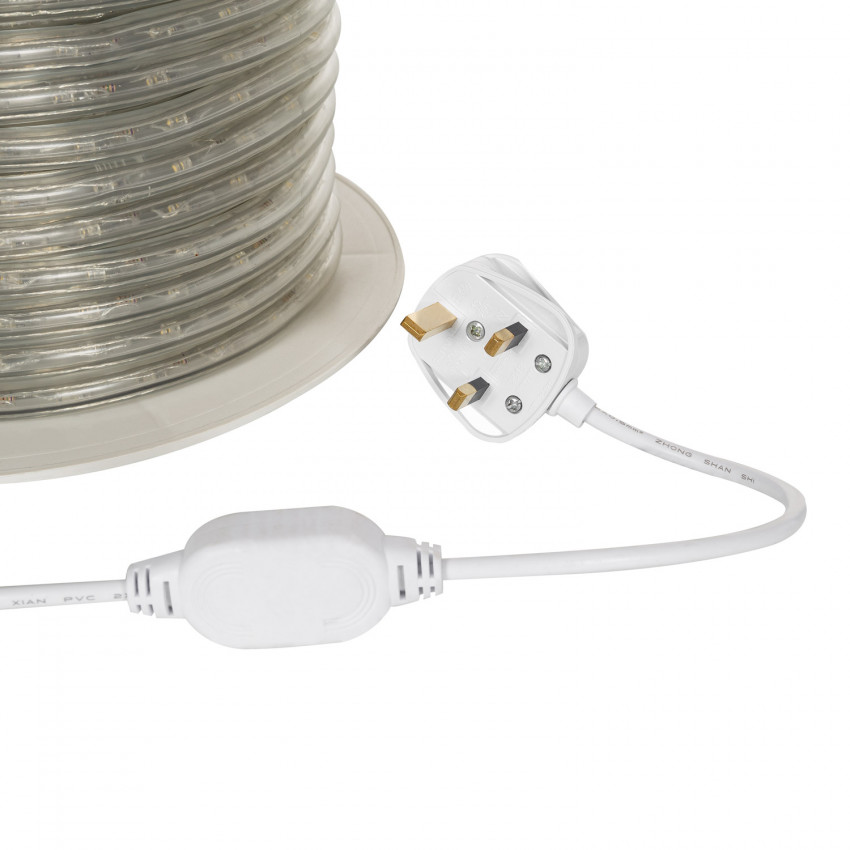 Product of 220V AC 36 LED/m LED Rope Light in Warm White IP65 Custom Cut every 100cm