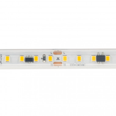 Product van LED Strip Dimbaar Zelfregulerend 220V AC 120 LED/m Koel Wit IP65 High Lumen in te korten om de 10 cm Breedte 12mm