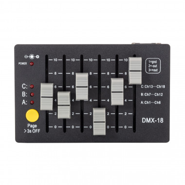 Prodotto da Controller Consolle DMX512 24 Canali Ricaricabile 