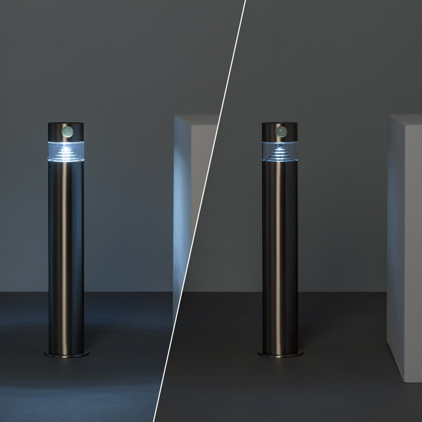 Product of 1.5W Stainless Steel Inti Solar Surface LED Bollard with PIR Motion Sensor 50cm