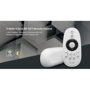 Produkt od Dálkový Ovaldač RF pro Stmívač LED Jednobarevné / CCT 4 Zonas MiBoxer FUT007