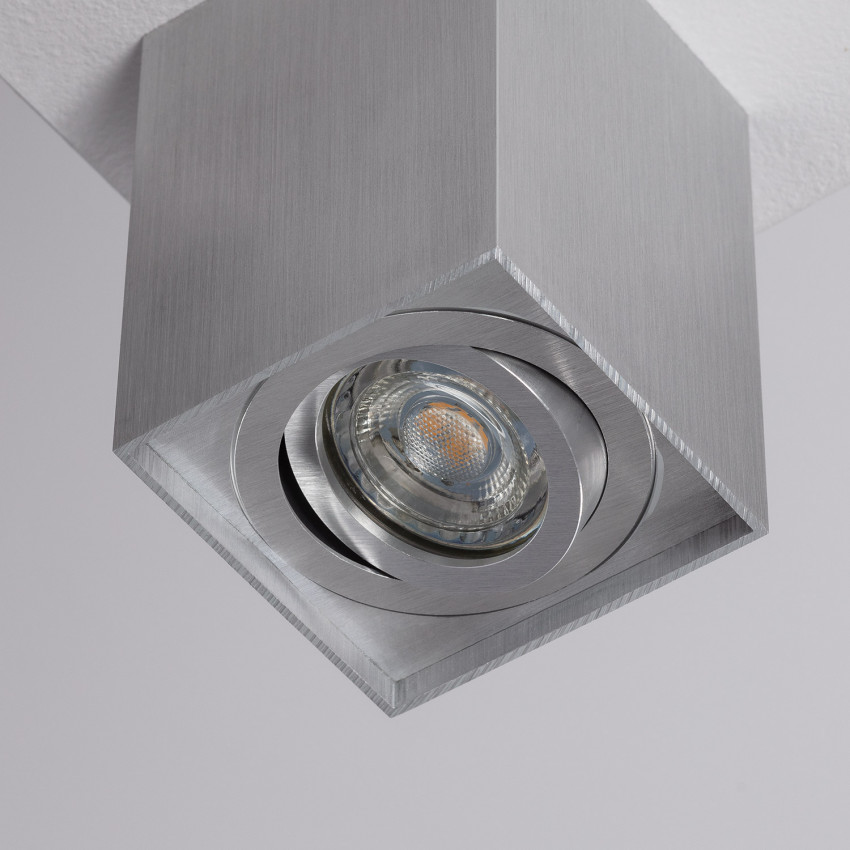 Product van Plafondlamp Aluminium Jaspe Zilver Silver 