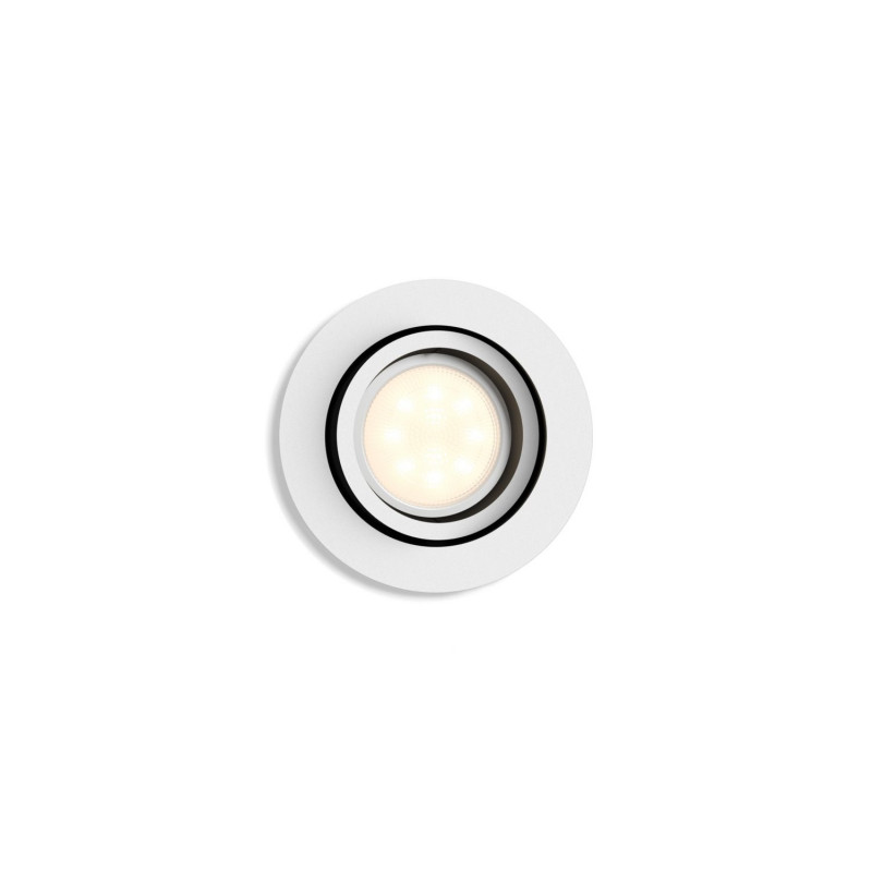 Produkt von LED-Downlight Strahler White Ambiance GU10 PHILIPS Hue Milliskin Schnitt Ø70 mm Erweiterung