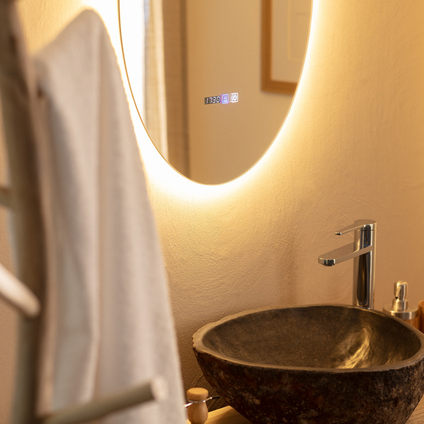 Produkt od Koupelnové Zrcadlo s LED Světlem a Ochranou proti Zamlžení 70x50cm Catedrais