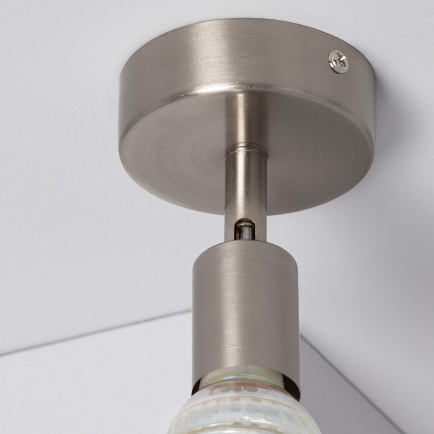 Product van Plafondlamp Aluminium Oasis met Spotlight Zilver Verstelbare