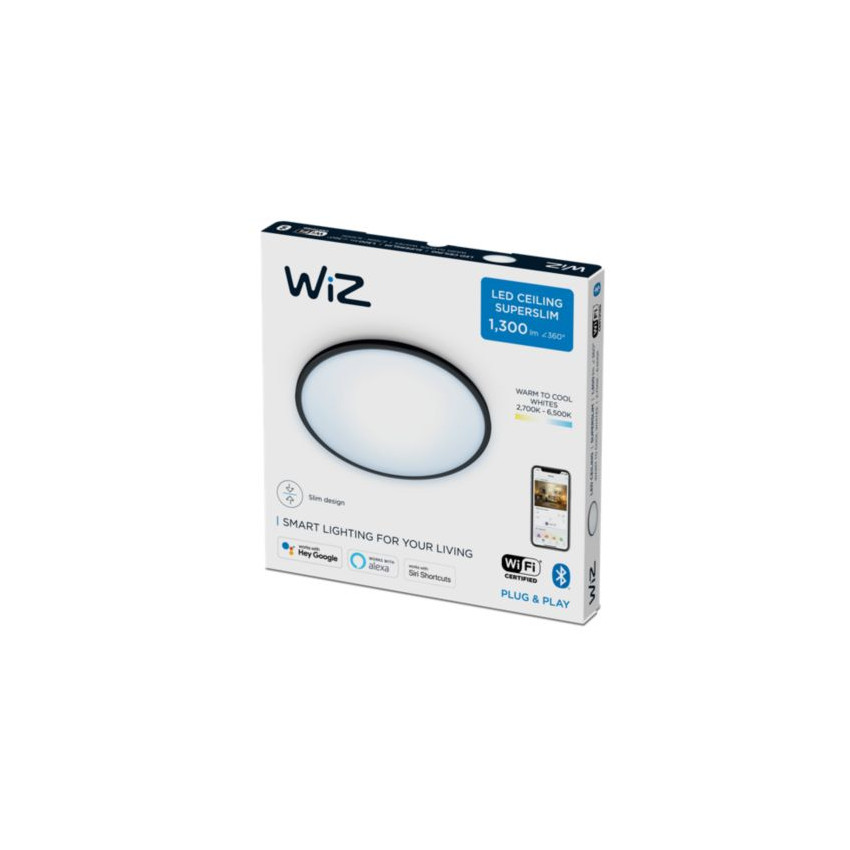Product van Plafondlamp WiZ CCT Smart WiFi+Bluetooth LED 14W Dimbaar