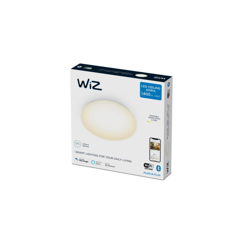 Produkt od Přisazené Stropní LED Svítidlo Stmívatelné Smart WiFi + Bluetooth 17W WiZ Adria