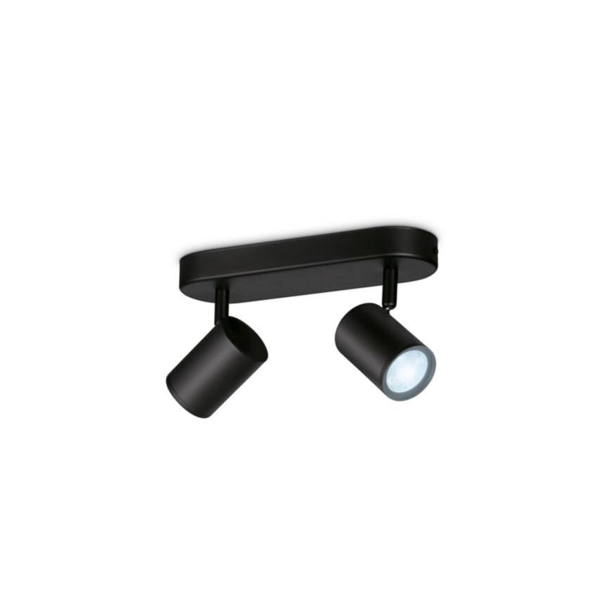 Product van Plafondlamp WiZ Imageo CCT Smart WiFi + Bluetooth LED 4.9W Twee spotlights Dimbaar
