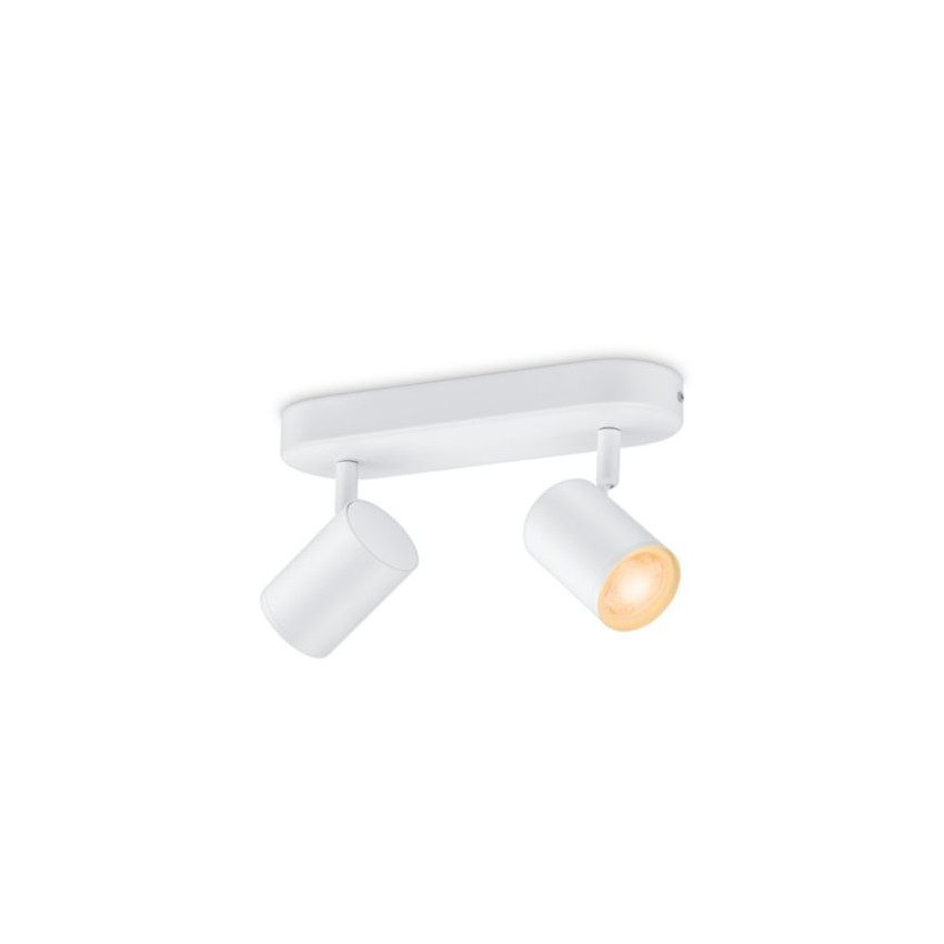 Product of WiZ Imageo Dimmable RGB Smart Wifi + Bluetooth 4.9W Two Spotlight Ceiling Lamp