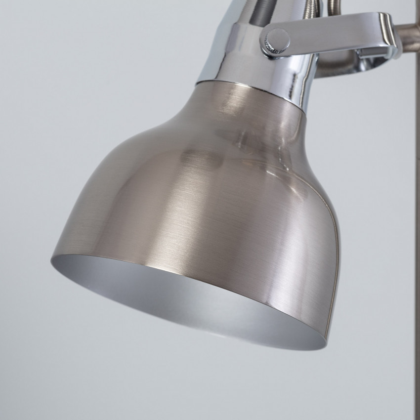Product van Staande lamp Metaal 3 Spots Zilver Emer 
