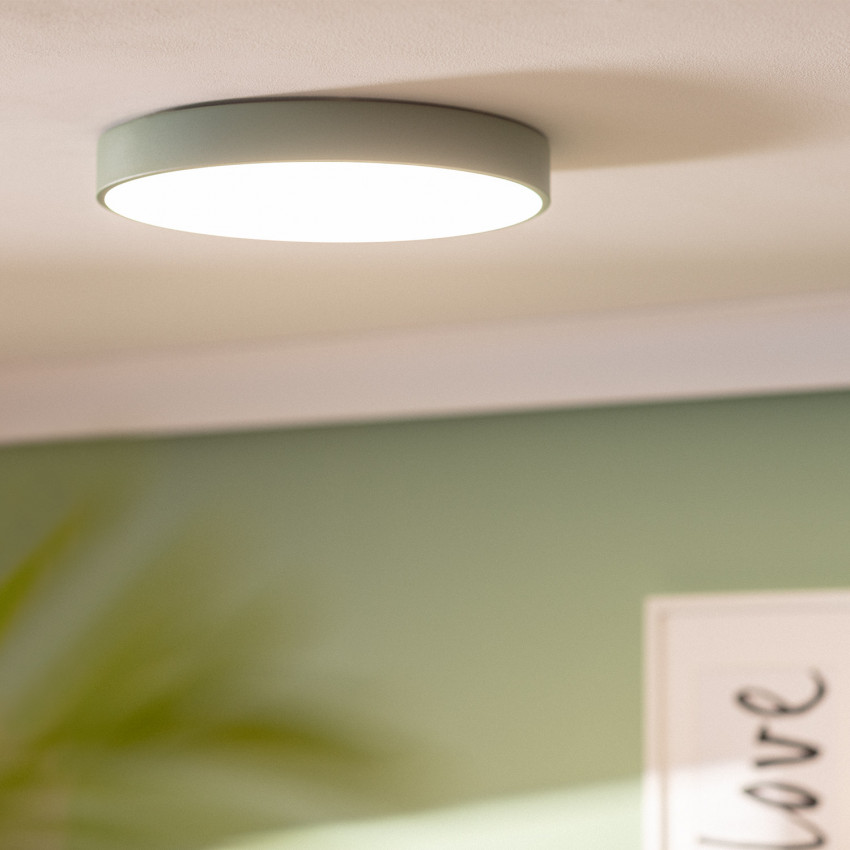 Produkt od Přisazené Stropní Kruhové 24W LED Svítidlo Iris Kovové CCT dle Výběru Výřez Ø400 mm