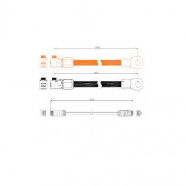 Product van Accu Kabel Pack PYLONTECH US2000B/ US3000B/ UP2500/ H48050/ H48074