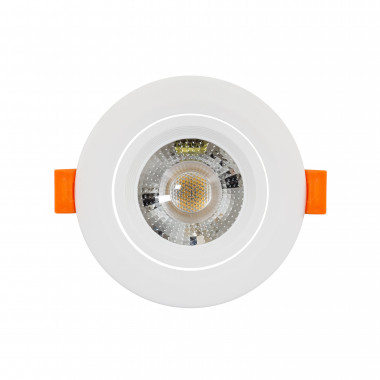 Product of White Round 5W COB Solid Adjustable LED Downlight Ø75 mm Cut-Out