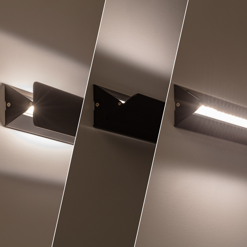 Product van Wandlamp Temis Zwart LED 10W Dubbelzijdige Verlichting