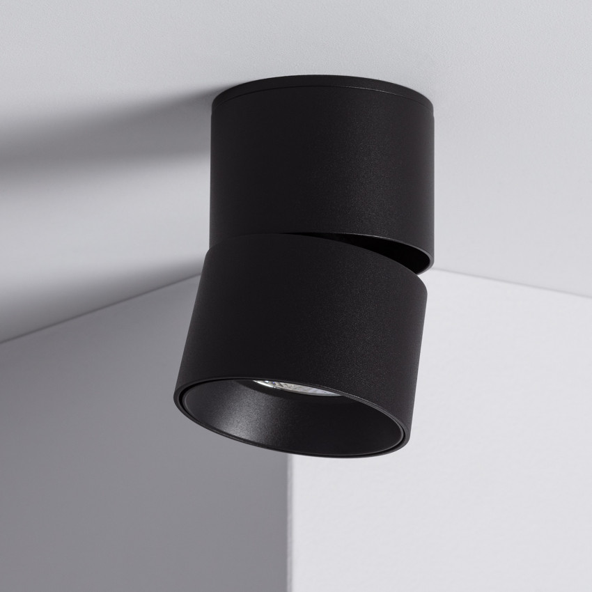 Product of New Onuba Aluminium 7W Black Round LED Ceiling Lamp