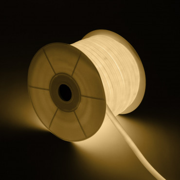 Product LED-Neonstreifenrolle 220V AC 120 LED/m 50 m Rund 360 Warmes Weiss IP67 nach Mass Schnitt alle 100 cm