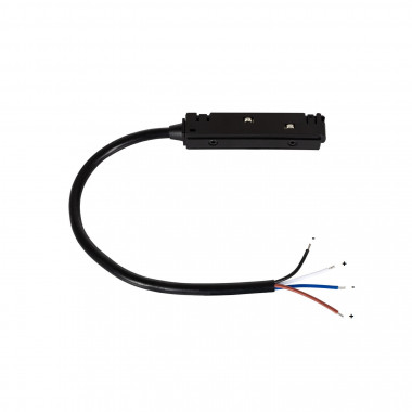 Product van Connector met Kabel voor Externe Voedingsrail Eenfasige Magneetrail 20 mm 