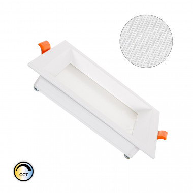Dalle LED Carrée Slim 10W CCT Sélectionnable Microprismatique (UGR17) LIFUD Coupe 110x110mm