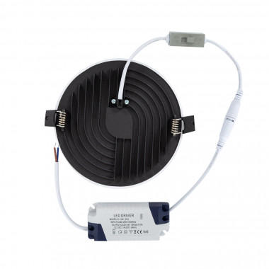 Produkt von LED-Deckeneinbauleuchte 12W Wählbar CCT Rund Slim (UGR19) Ausschnitt Ø 135 mm IP54