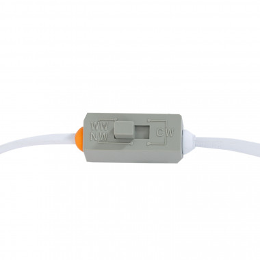 Produkt von LED-Deckeneinbauleuchte 7W Wählbar CCT Eckig Slim Mikroprismatisch Slim (UGR17) LIFUD Ausschnitt 75x75 mm 
