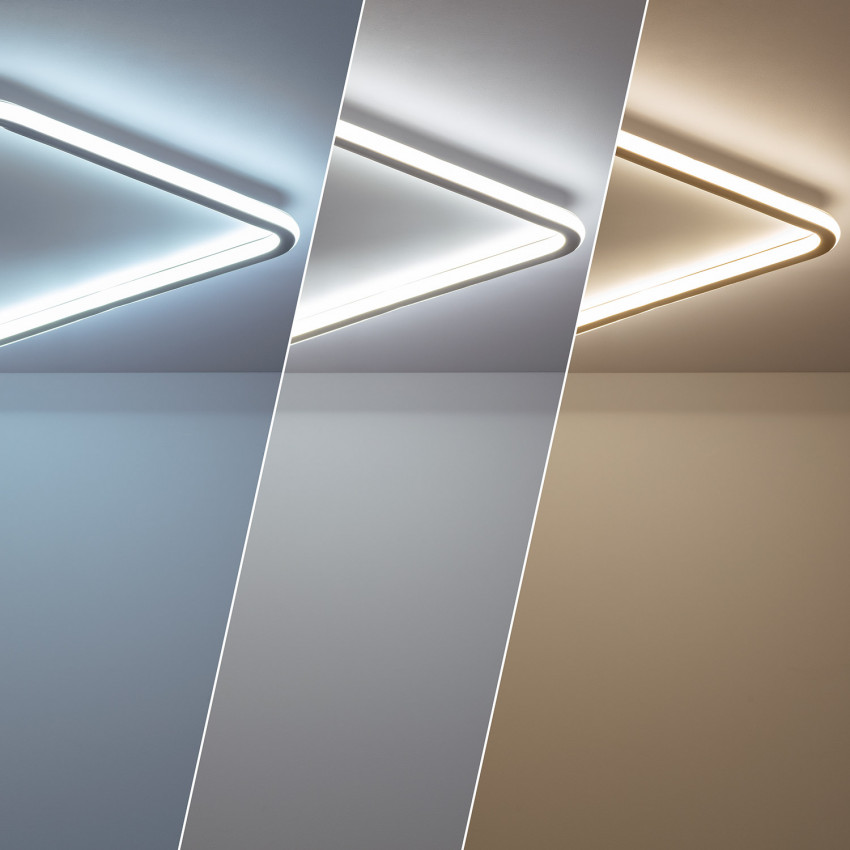 Product van LED Plafondlamp 30W Metaal Vierkant 410x410 mm CCT Selecteerbare  Allharo