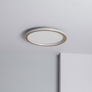 Plafondlamp Allharo Rond LED 20W Selecteerbare CCT Ø400 mm
