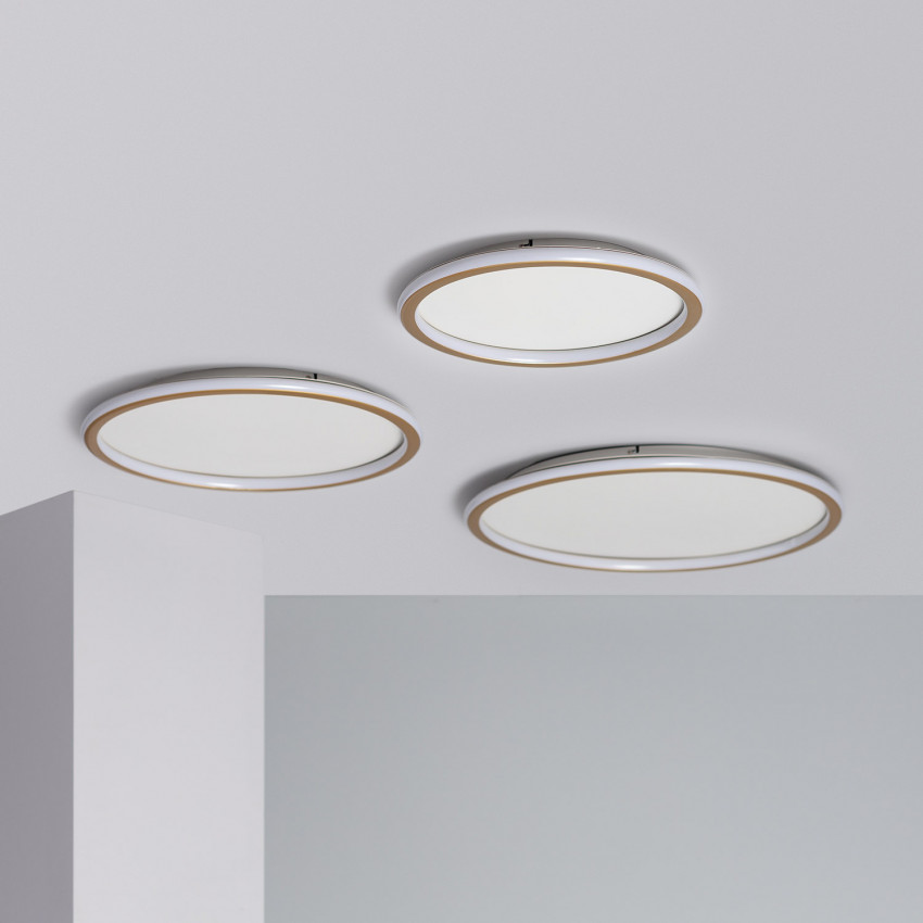 Product of Round 36W Allharo CCT Selectable Metal LED Ceiling Light Ø500 mm 