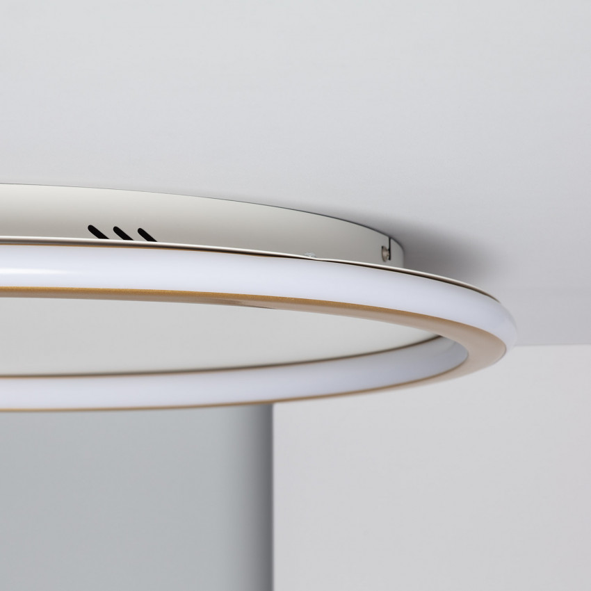 Product of Round 36W Allharo CCT Selectable Metal LED Ceiling Light Ø600 mm 
