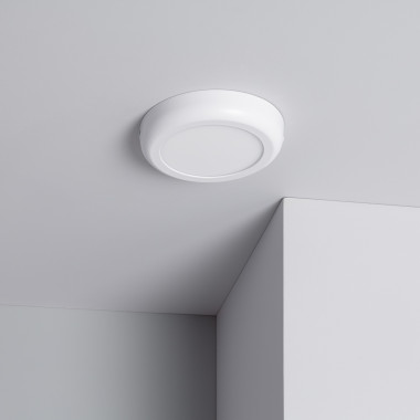 Přisazené Stropní Kruhové 12W LED Svítidlo Ø180 mm Kovové Bílé