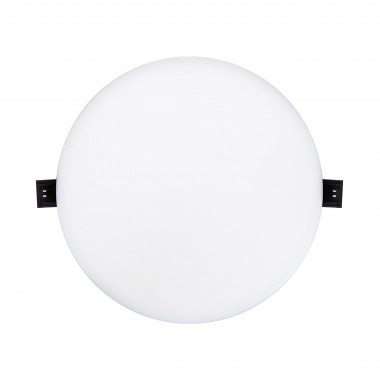 Product van LED Paneel Ronde Slim Surface 18W CCT Selecteerbaar (UGR19) Zaag maat Ø 155 mm IP54