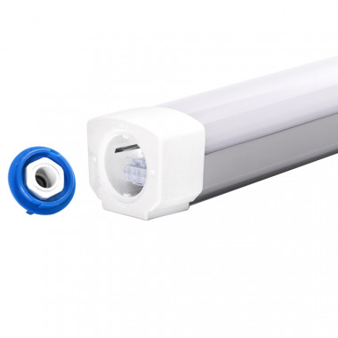 Réglette Étanche IP65 Slim pour Tube LED 60cm Connexion Latérale