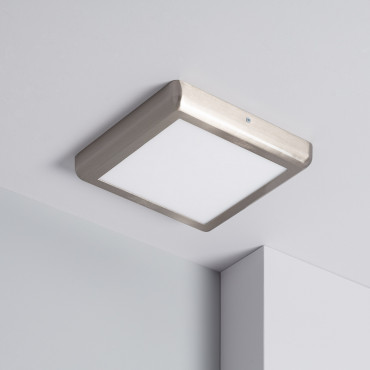 Product Plafondlamp 18W LED Vierkant  Metaal Silver design   225x225 mm